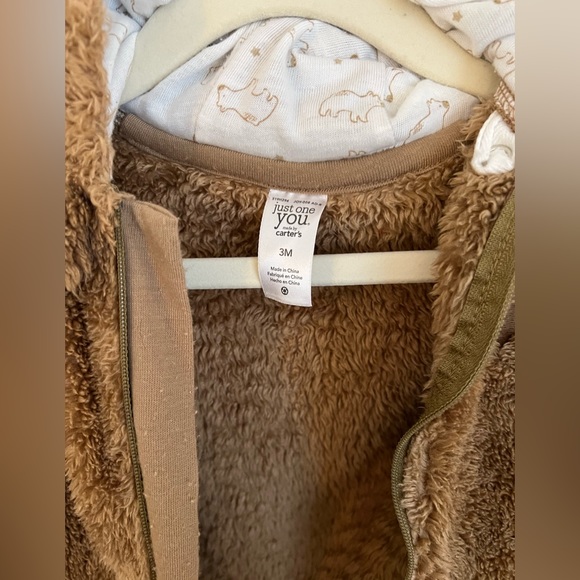 Carter’s Just One You Hooded Fleece Bunting Size 3M - Picture 4 of 4